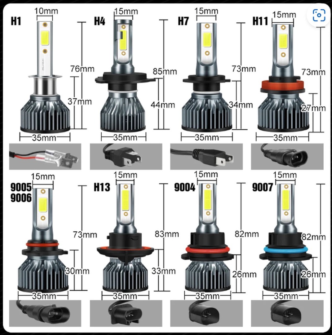Kit LED-lampen H7 60 Watt Canbus