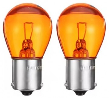 TopLEDverlichting.nl BAU15S 1156 PY21W Origineel Oranje Halogeen Steeklampen set (2 stuks) foto 1