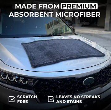 TopLEDverlichting.nl Super Auto Droogdoek XL – Microvezel doek 60x90cm – Extreem Zacht – Zeer Absorberend 1200GSM – Droogt uw auto gemakkelijk en snel na het auto wassen – Streeploos resultaat – Voorkom Kalk druppels – Wasbaar foto 8