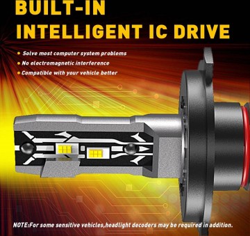 TopLEDverlichting.nl H4 Mini Perfect Fit Bi-LED Dimlicht & Grootlicht Canbus (per stuk) foto 3