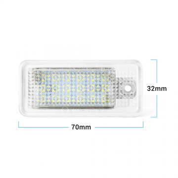 TopLEDverlichting.nl LED kentekenverlichting Canbus Geschikt voor Audi modellen (set) foto 4