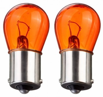 TopLEDverlichting.nl BA15S 1156 PY21W Origineel Oranje Halogeen Steeklampen set (2 stuks) foto 1