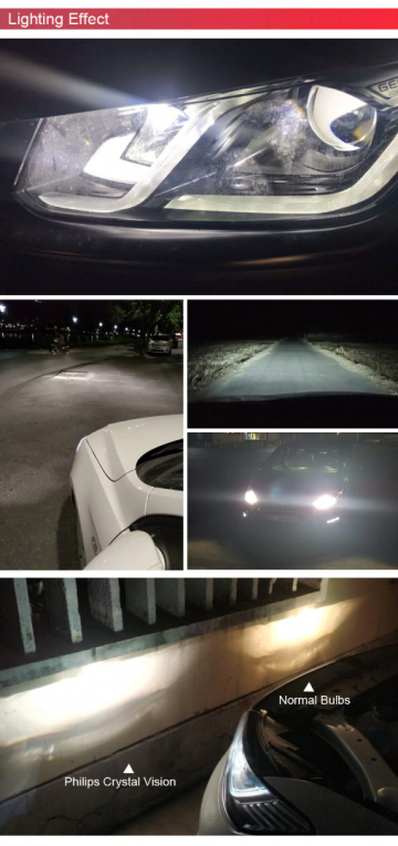 TopLEDverlichting.nl HB3 9005 55 Watt Philips Crystal Vision lampen 4300K White 12V (set) foto 5