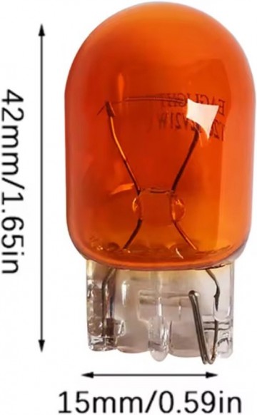 TopLEDverlichting.nl T20 7440 W21W Origineel Oranje Halogeen Steeklampen set (2 stuks) foto 2