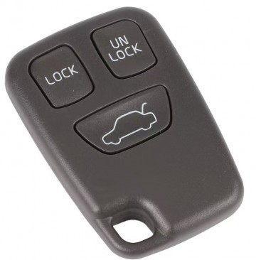 TopLEDverlichting.nl Volvo 850 / 960 / C30 / C70 / S40 / S60 / S70 / S80 / S90 / V40 / V70 / V90 / XC70 / XC90 / 3 knops / 3 knoppen / Autosleutel behuizing foto 2