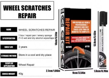 TopLEDverlichting.nl Zwarte Velgen Reparatie Set - Stoeprandschade - Krassen verwijderen - Set foto 3