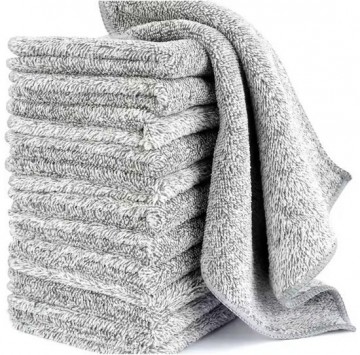 TopLEDverlichting.nl 10-pack Zachte Microvezel Doekjes 25x25cm - Wasbaar - Streeploos Resultaat - 10 stuks foto 1