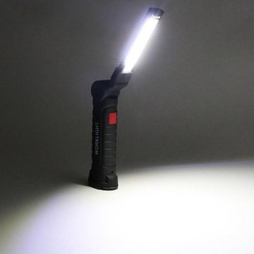 TopLEDverlichting.nl Kleine LED Oplaadbare Accu Werklamp met magneet en oplaadkabel foto 4
