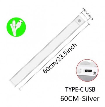 TopLEDverlichting.nl Draadloze 60cm LED bewegingssensor Kledingkast / Kelder / Garage / Keuken / Trap / Schuur Light Motion Sensor Oplaadbaar foto 1