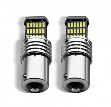 TopLEDverlichting.nl BA15S 1156 P21W LED Canbus dagrijverlichting (set) foto 1