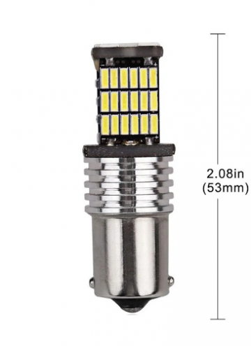 TopLEDverlichting.nl BA15S 1156 P21W LED Canbus achteruitrijverlichting (set) foto 3