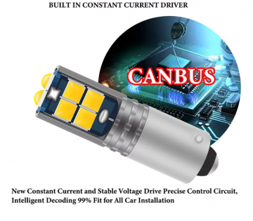 TopLEDverlichting.nl BA9S H6W T4W LED Extra Fel Canbus (set) foto 3
