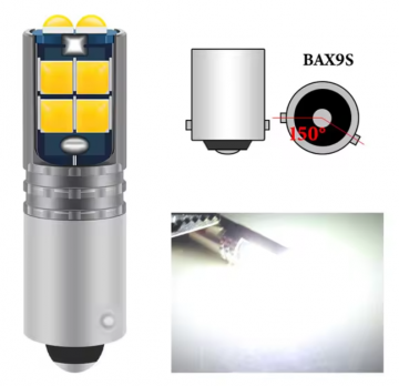 TopLEDverlichting.nl BAX9S H6W T4W LED Extra Fel Canbus (set) foto 2