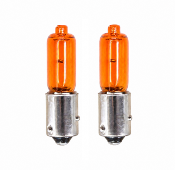 TopLEDverlichting.nl BAY9S HY21W Origineel Oranje Halogeen Bajonet Lampen met verspringende pootjes set (2 stuks) foto 1