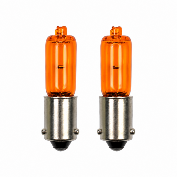 TopLEDverlichting.nl BAY9S H21W Origineel Oranje Halogeen Bajonet Lampen set (2 stuks) foto 1