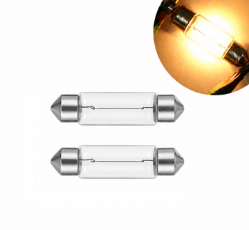 TopLEDverlichting.nl 39MM C5W Origineel Halogeen buislampen set (2 stuks) foto 2
