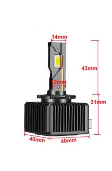 TopLEDverlichting.nl D8S Perfect Fit LED Canbus dimlicht, grootlicht (set) foto 3
