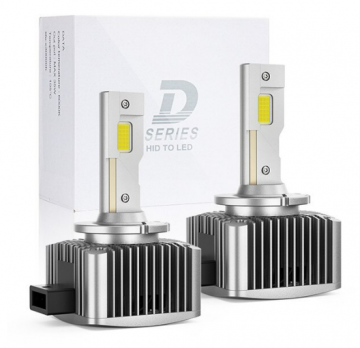 TopLEDverlichting.nl D8S Turbo LED Canbus dimlicht, grootlicht (set) foto 1