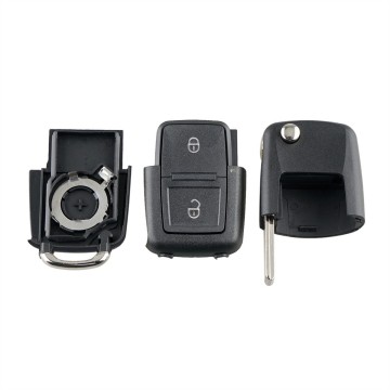 TopLEDverlichitng.nl VW / VAG / Volkswagen B5 / Skoda / Sleutelbaard HU66 / 2 knops / 2 knoppen / Autosleutel behuizing foto 5