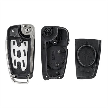 TopLEDverlichting.nl Audi A3 / S3 / A4 / S4 / SA6 / Q3 / RS3 / TT / Sleutelbaard HU66 / 3 knops / 3 knoppen / Autosleutel behuizing foto 6