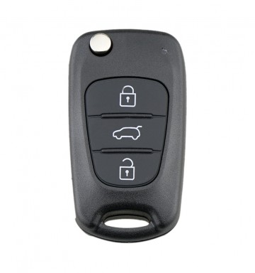 TopLEDverlichting.nl Hyundai en Kia / 3 knops / Achterklep knop / SUV / Hatchback / Station / 3 knoppen Autosleutel behuizing foto 1