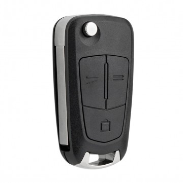 TopLEDverlichting.nl Opel Corsa / Astra / Vectra / Zafira / Mokka / Signum / Sleutelbaard HU100 / 3 knops / Achterklep knop / 3 knoppen / Autosleutel behuizing foto 1