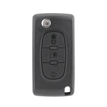 TopLEDverlichting.nl Peugeot en Citroën / Sleutelbaard HU83 / Sleutelcode CE0523 / 3 knops / Licht knop / Lamp knop / 3 knoppen Autosleutel behuizing foto 7