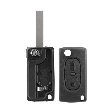 TopLEDverlichting.nl Peugeot en Citroën / Sleutelbaard HU83 / Sleutelcode CE0536 / 2 knops / 2 knoppen Autosleutel behuizing foto 5