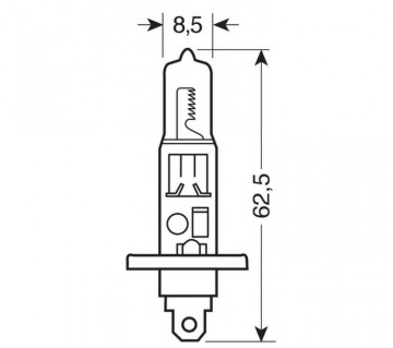 TopLEDverlichting.nl H1 55W Origineel Halogeen lampen set (2 stuks) foto 2