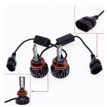 TopLEDverlichting.nl H8 / H9 / H11 LED Canbus Line dimlicht grootlicht mistlicht (set) foto 2