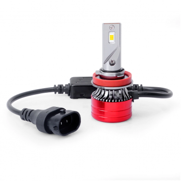 TopLEDverlichting.nl H8/ H9/ H11/ H16 Mini Turbo LED Canbus Line dimlicht grootlicht mistlicht (set) foto 2