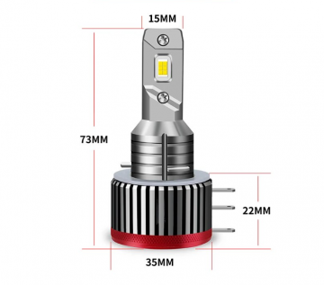 H15 Mini Perfect Fit LED Canbus Dagrijverlichting Grootlicht (set, 2 stuks) foto 3