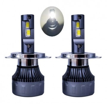 TopLEDverlichting.nl H4 High Power LED Canbus Dimlicht Grootlicht Erg fel APK goedkeur (2 stuks) foto 1