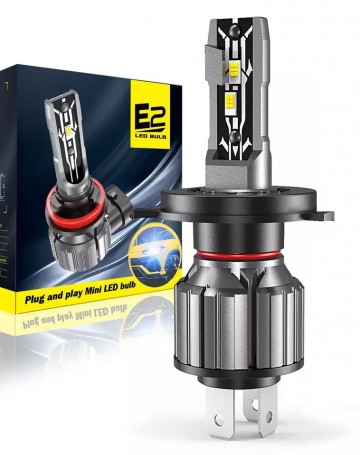 TopLEDverlichting.nl H4 Mini Perfect Fit Bi-LED Dimlicht & Grootlicht Canbus (per stuk) foto 1