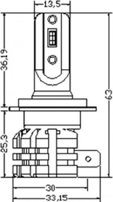 TopLEDverlichting.nl H7 Perfect Fit LED Canbus Line foto 2