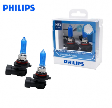 TopLEDverlichting.nl HB3 9005 55 Watt Philips Diamond Vision lampen 5000K White 12V (set) foto 1