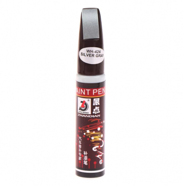 TopLEDverlichting.nl Lakstift Zilver Grijs - Kwastje en Pen in één - Schade herstel - Silver Gray - 12ml foto 1