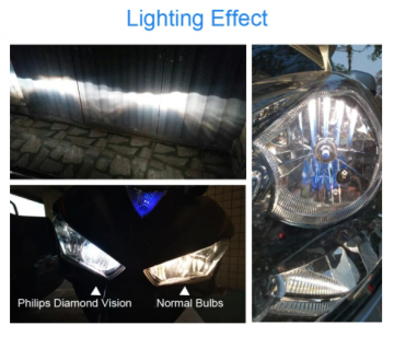 TopLEDverlichting.nl H8 35 Watt Philips Diamond Vision lampen 5000K White 12V (set) foto 4