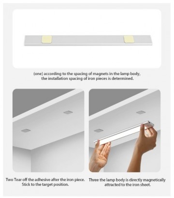 TopLEDverlichting.nl Draadloze 20cm LED bewegingssensor Kledingkast / Kelder / Garage / Keuken / Trap / Schuur Light Motion Sensor Oplaadbaar foto 8