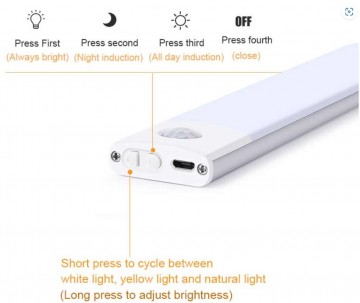 TopLEDverlichting.nl Draadloze 60cm LED bewegingssensor Kledingkast / Kelder / Garage / Keuken / Trap / Schuur Light Motion Sensor Oplaadbaar foto 7