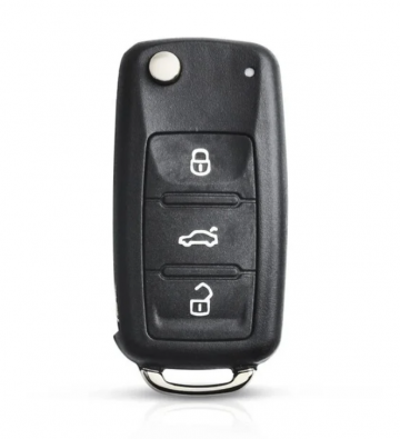 TopLEDverlichitng.nl VW / VAG / Volkswagen / Skoda / Seat / Sleutelbaard HU66 / 3 knops / Achterklep knop / 3 knoppen / Autosleutel behuizing foto 5