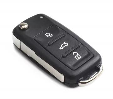 TopLEDverlichitng.nl VW / VAG / Volkswagen / Skoda / Seat / Sleutelbaard HU66 / 3 knops / Achterklep knop / 3 knoppen / Autosleutel behuizing foto 1