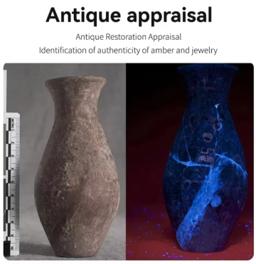 TopLEDverlichting.nl Mini UV-Zaklamp met Clip - Ultraviolet Light – LED Blacklight – Fosforlamp - Fluoresceert – Echtheid Geld, ID Kaart & Postzegels Controleren foto 3