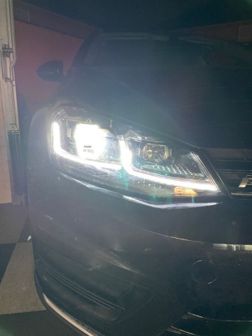 TopLEDverlichting H7 Premium High Power LED Canbus VW Golf 7 dimlicht (set) foto 13