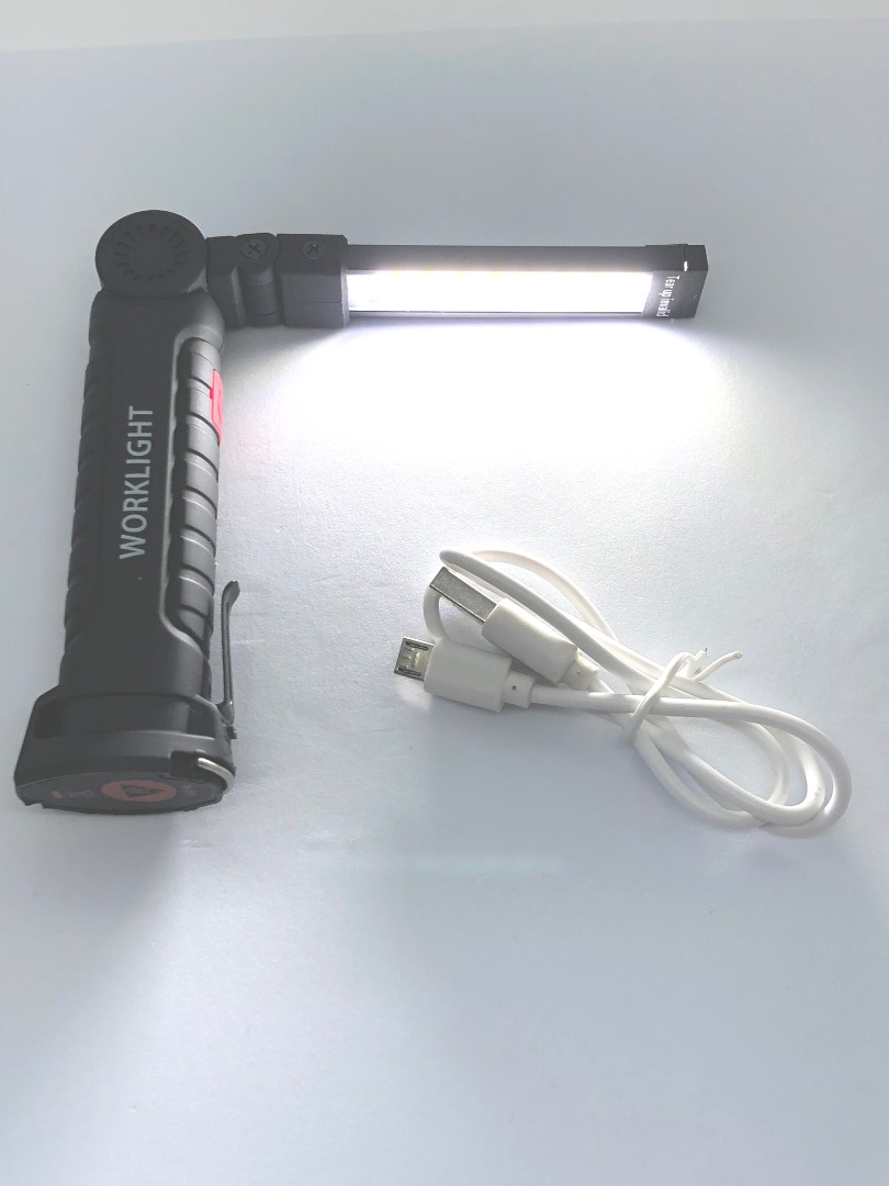 Grote LED accu werklamp magneet - Werklampen TopLEDverlichting: LED en Xenon voor auto's, motoren, scooters.