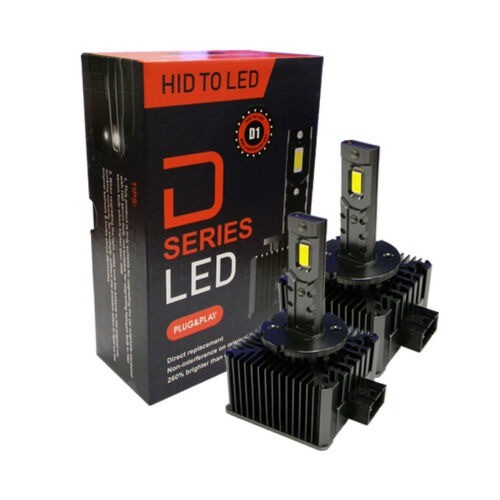 D-Lumina H7 LED-koplamplamp Projector Canbus Foutloos 120W 20000LM Auto-lamp Lichten Conversielamp Licht 6000K wit, standaardstraal voor koplamp met lens (2 stuks
