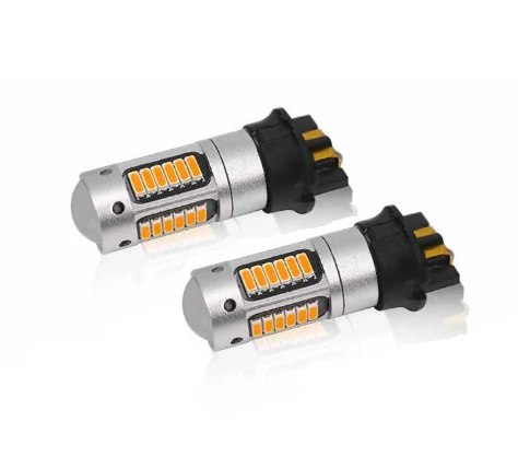 Justech 4x6LED Amber Stroboscooplichten, gevarenwaarschuwingsbaken, noodknipperlichten, 12V/24V universeel voor auto, vrachtwagen, aanhangwagen, camper