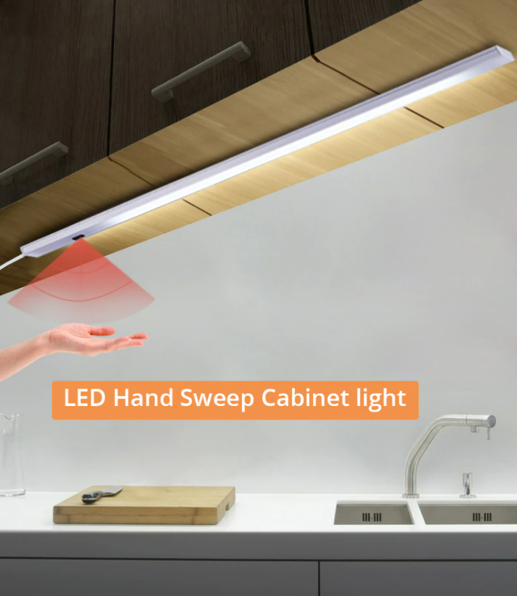 Led lamp 30CM hand swipe beweging Warm licht - Keuken- en kastverlichting - TopLEDverlichting: LED en Xenon verlichting voor motoren, scooters.