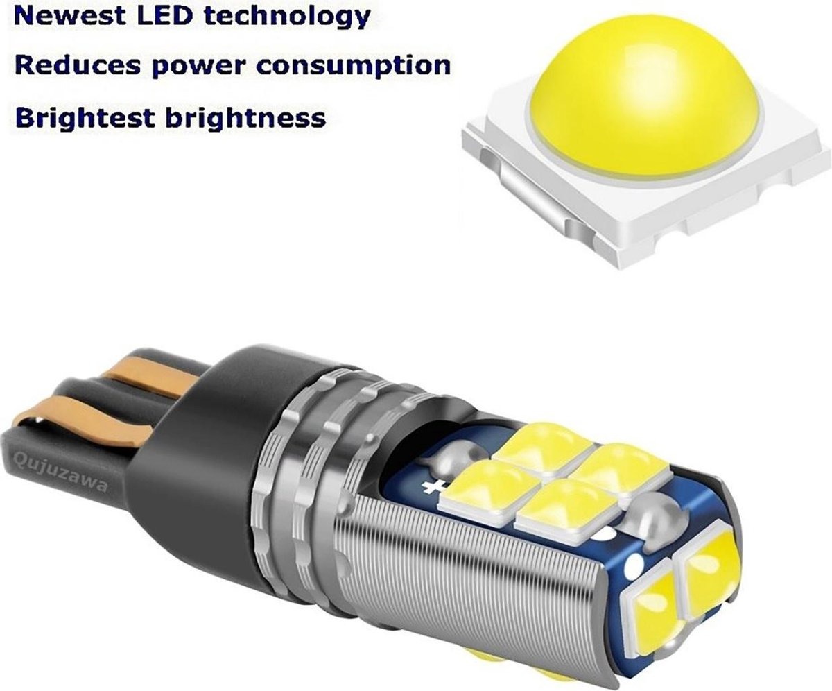 T10 W5W LED Extra Fel Canbus (set) - SALE - TopLEDverlichting: LED en Xenon  verlichting voor auto's, motoren, scooters.