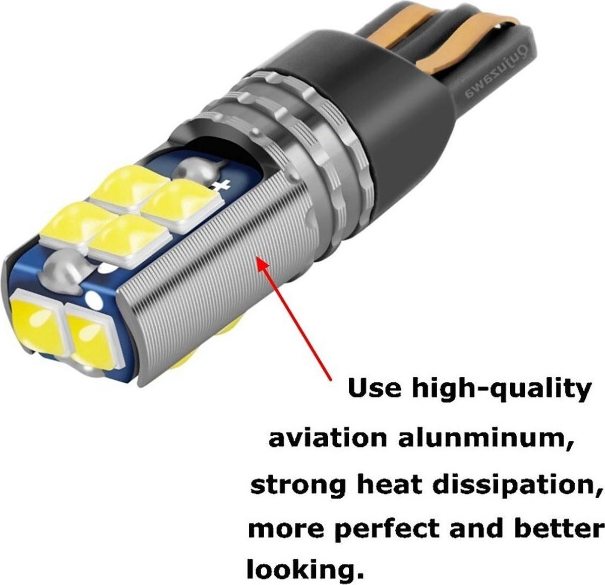 T10 W5W LED Extra Fel Canbus (set) - SALE - TopLEDverlichting: LED en Xenon  verlichting voor auto's, motoren, scooters.